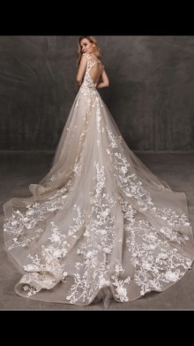 cathedral train dress