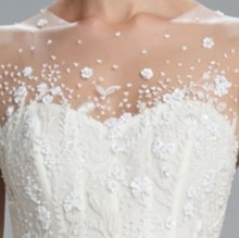 illusion sweetheart neckline