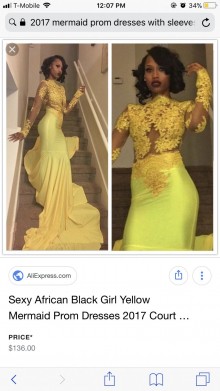 illusion long sleeve prom dress