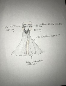 dress sketch