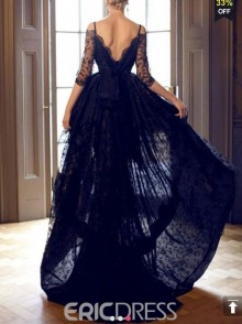 lace prom gown