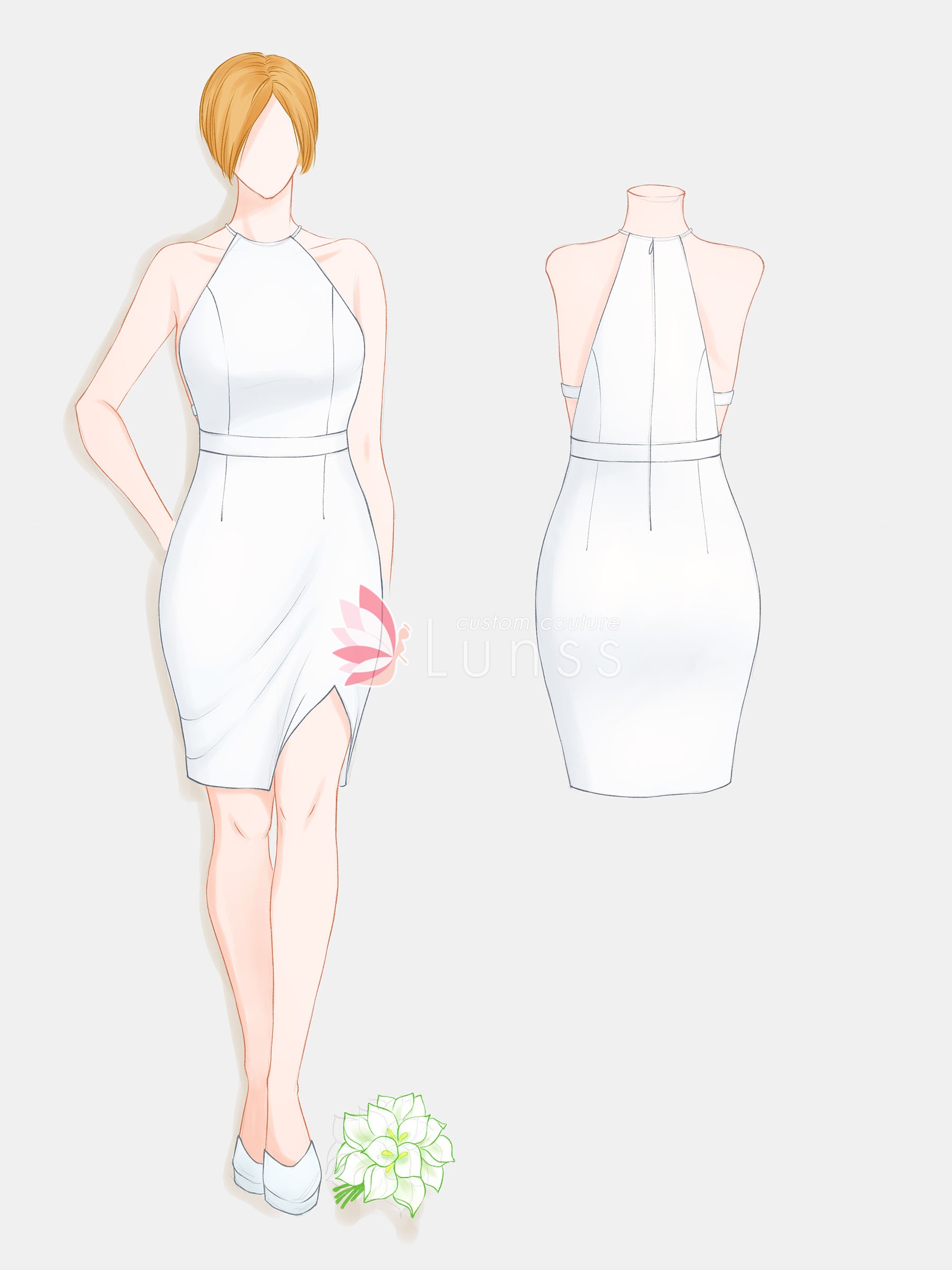 Dress Sketches Gallery - Wedding Dresses, Evening Prom Gowns - Page 4