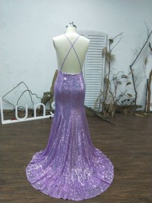 lavender sequin dress