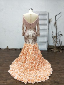 Unique design formal gown