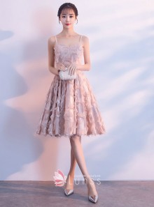 tassel lace homecoming dress
