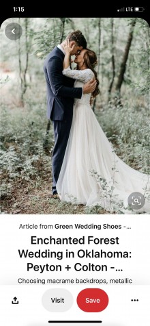 Ivory Chiffon Custom Bridal Dress Long Train