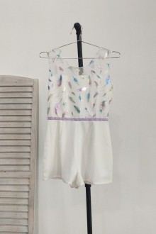 white party romper