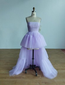 Lunss custom made tulle prom dress