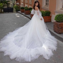 white wedding dress