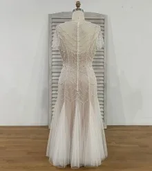 Lunss beaded custom made dress
