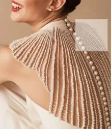 beaded back dress