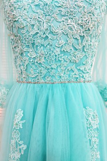 light blue prom dress