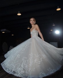 sparkle fabric wedding dancing dress