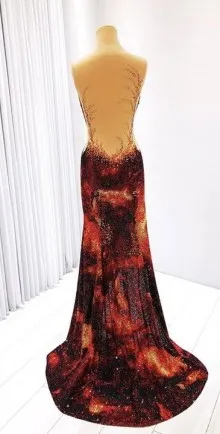 open back prom dress