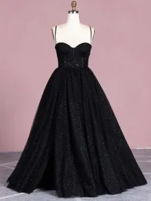Lunss custom black ball gown