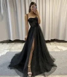 black prom dress