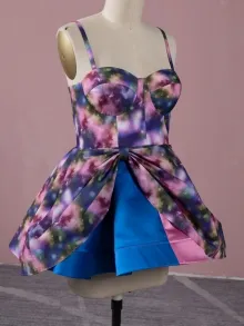 Lunss multi color dress