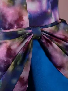 custom multi color dress