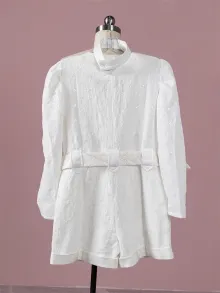 Lunss custom made white romper