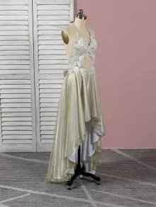 shimmering golden dress