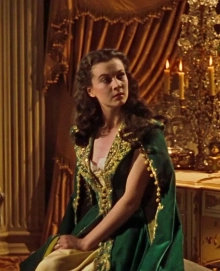 green dress in Gone With The Wind