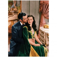 green dress in Gone With The Wind