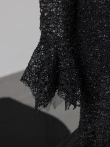 spider web black dress