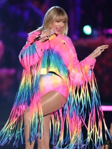 Taylor Swift rainbow playsuit