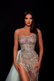 beaded dress