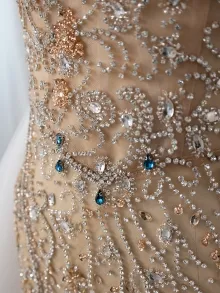 rhinestones and beading