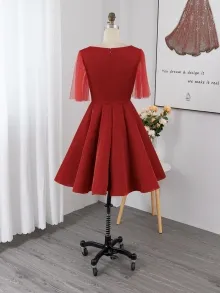 red glittery birthday dress