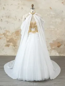 caped armory wedding dress caped armory wedding dress
