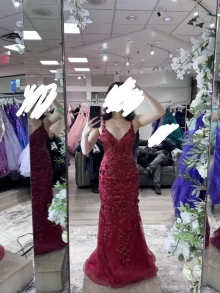 red dress front