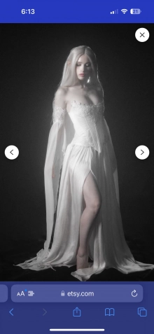 wedding gown with detachable sleeves