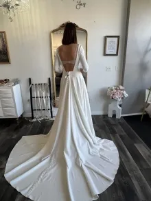sleeved wedding dress