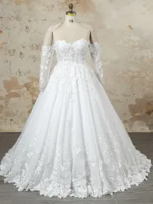 Lunss custom ivory wedding dress