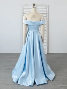 Lunss sky blue dress