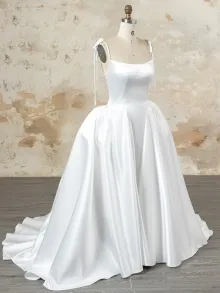 Lunss custom satin wedding dress Lunss custom satin wedding dress