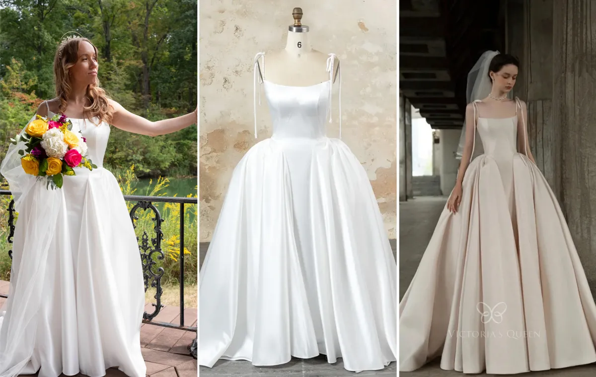 remove the bow in the back of the satin wedding dress remove the bow in the back of the satin wedding dress