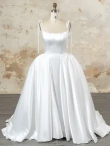 satin wedding gown satin wedding gown