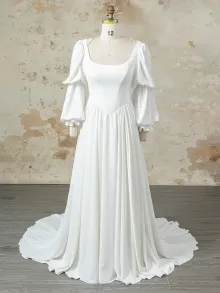 Lunss custom made matte fabric dress