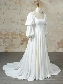 Lunss custom made square neck dress