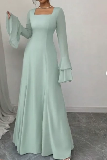 light green dress