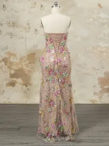 floral sequin corset midi dress floral sequin corset midi dress