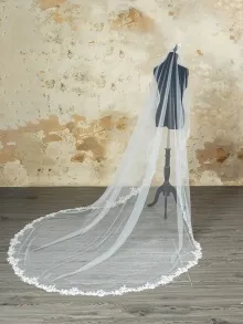 beaded cathedral length veil