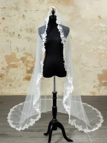 custom made cathedral length mantilla veil