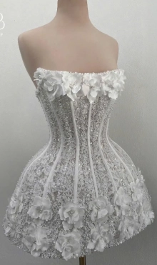 short bridal dress inspiration