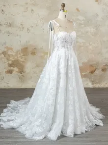 Lunss custom lace wedding dress