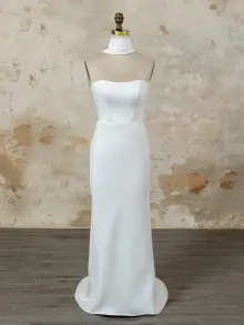matching reception dress
