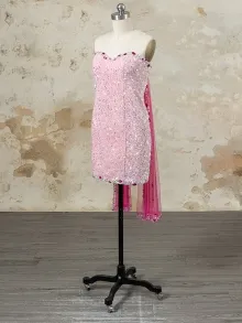 Lunss rhinestone birthday dress